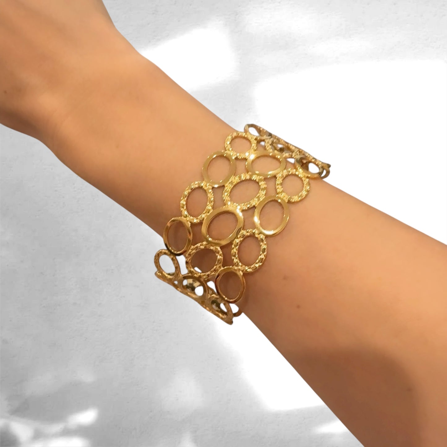 Oval Flow Stainless Bangle|オーバルフローステンレスバングル 金属アレルギー対応