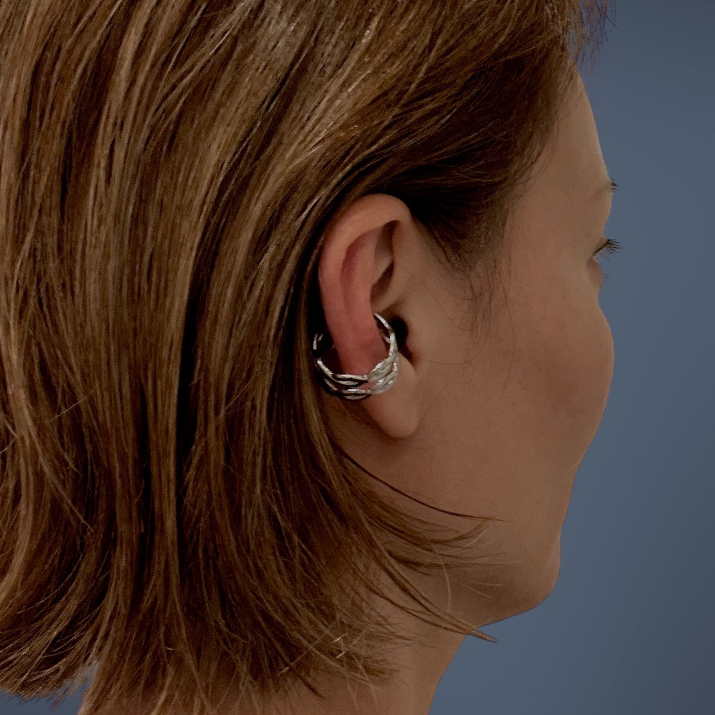 Double Flow Ring |ダブルフローリング / イヤーカフ 2way 金属アレルギー対応