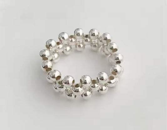 Silver Caviar Ring シルバーキャビアリング