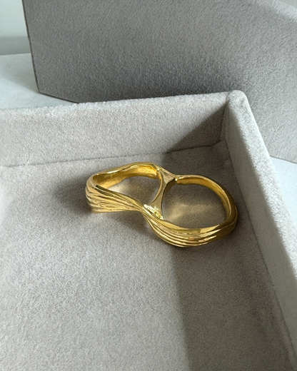 Double Gold Finger Ring | ダブルゴールドフィンガーリング