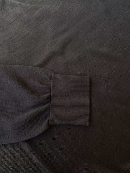 ウォッシャブルシルク 七分袖カットソー（ポートネック）