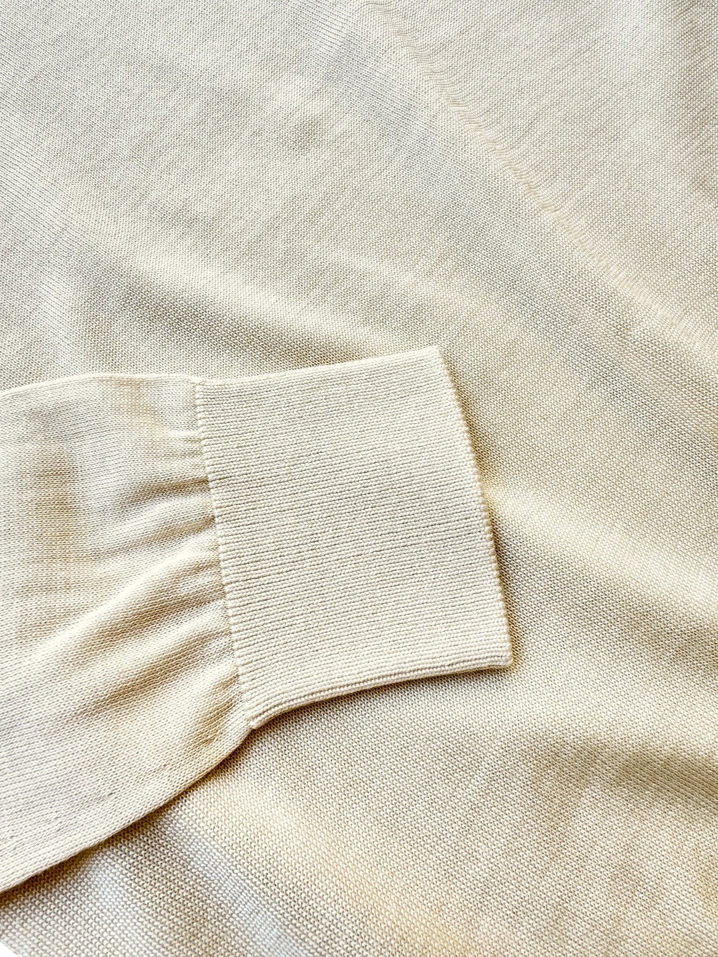 ウォッシャブルシルク 七分袖カットソー（ポートネック）