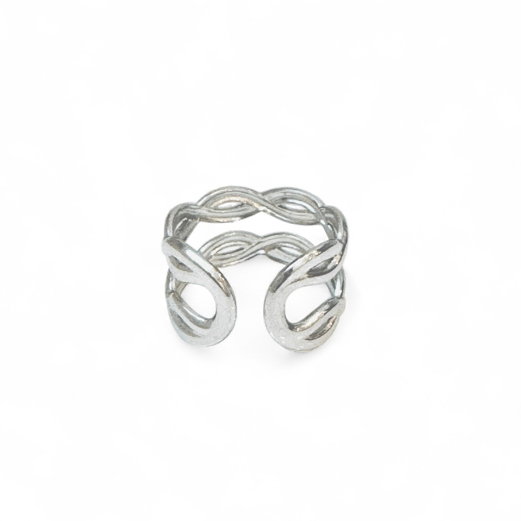 Double Flow Ring 2way ｜ダブルフローリング｜イヤーカフ｜重ね付け