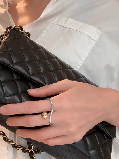 Wave Ball Double Ring｜ウェーブボール ダブルリング