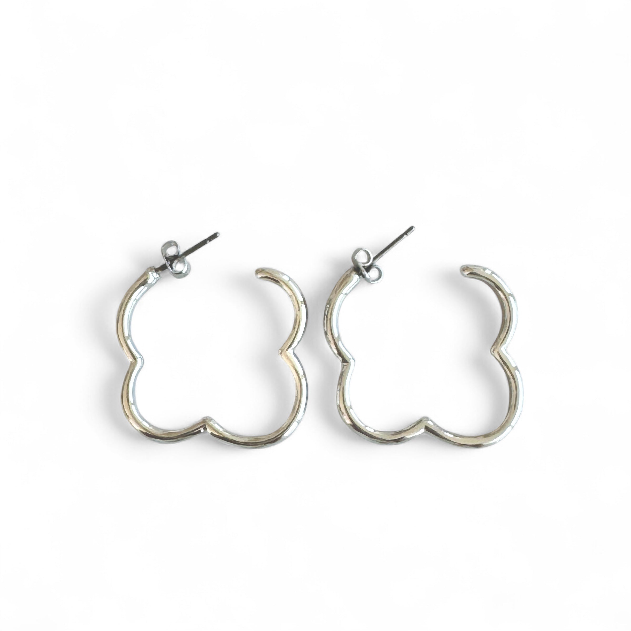 Moroccan hoop Pierce｜アレルギー対応チタンポストの華やかピアス