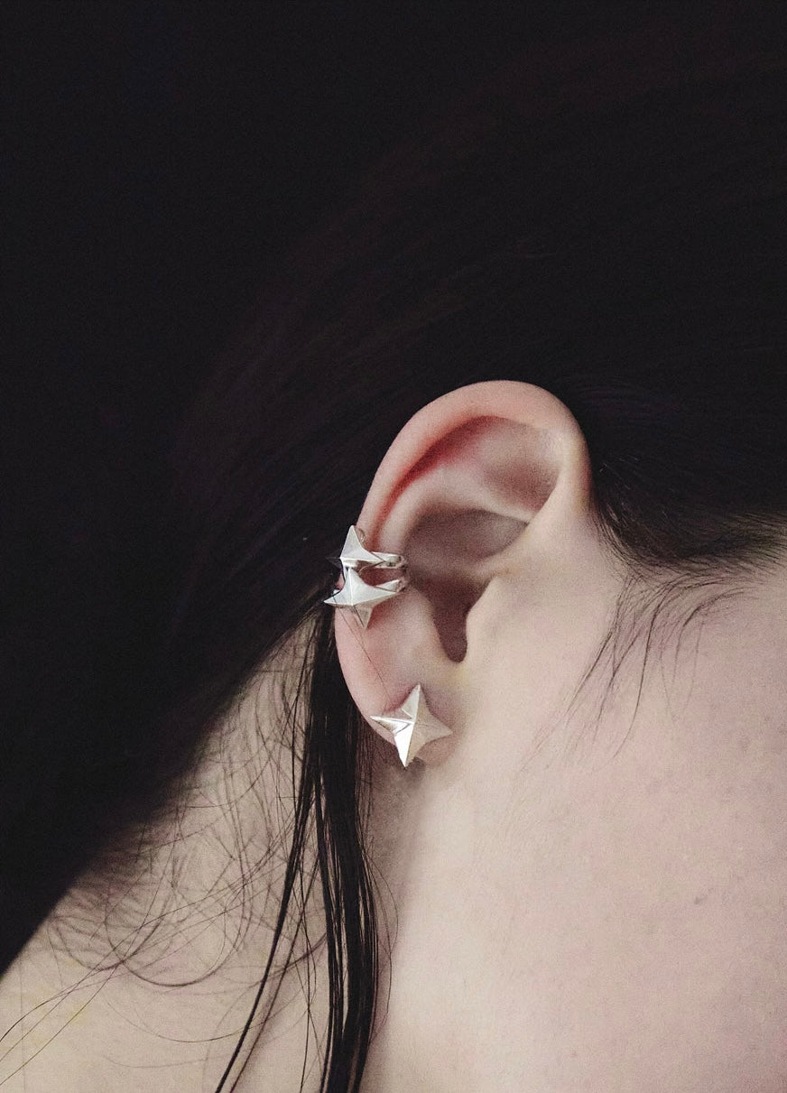 eungabi earculf 片耳用イヤカフ ｜シルバー925 | スターモチーフ