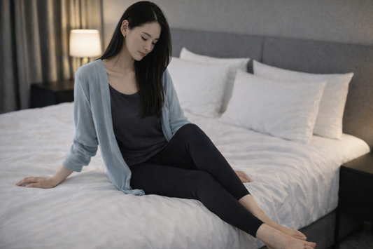 ウォッシャブルシルク レギンス