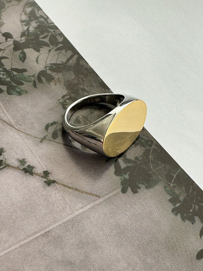 Mix Signet Ring｜ミックスシグネットリング