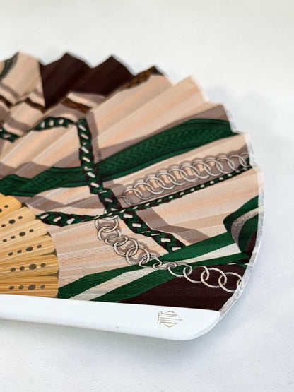 manipuri 扇子 ジョッキー brown