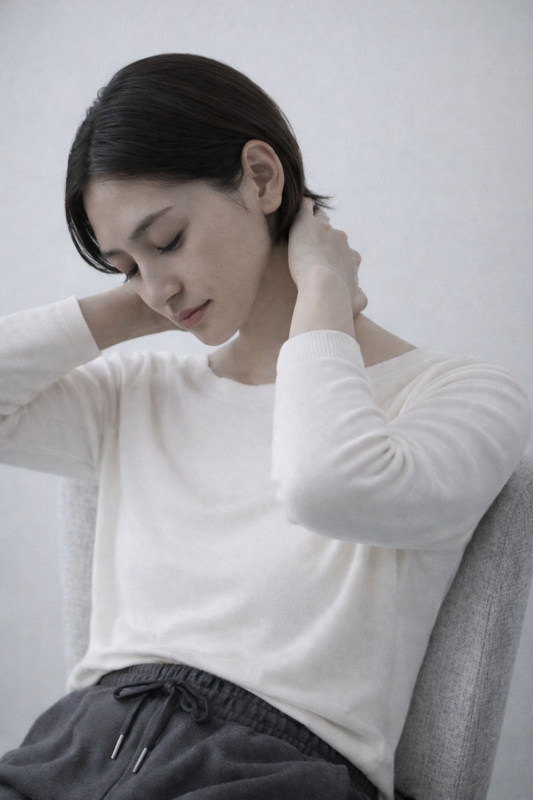 ウォッシャブルシルク 七分袖カットソー（ポートネック）