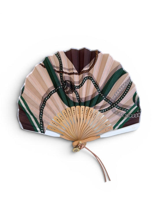manipuri 扇子 ジョッキー brown