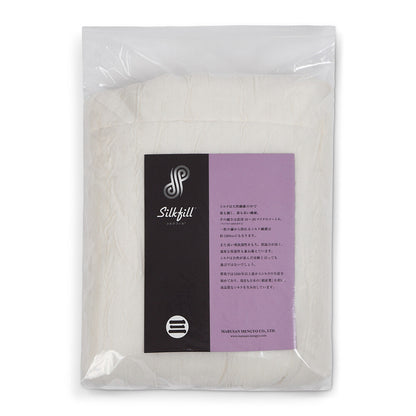 SilkFill 洗えるシルクストール 中わた絹100％(富岡シルク(ぐんま200))