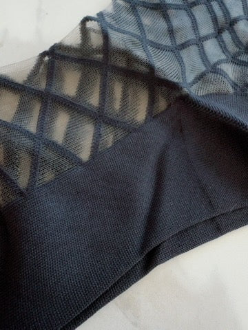 BROOKLYN BRIDGE ブラック　Atelier St Eustach アトリエサンウスタッシュ ソックス