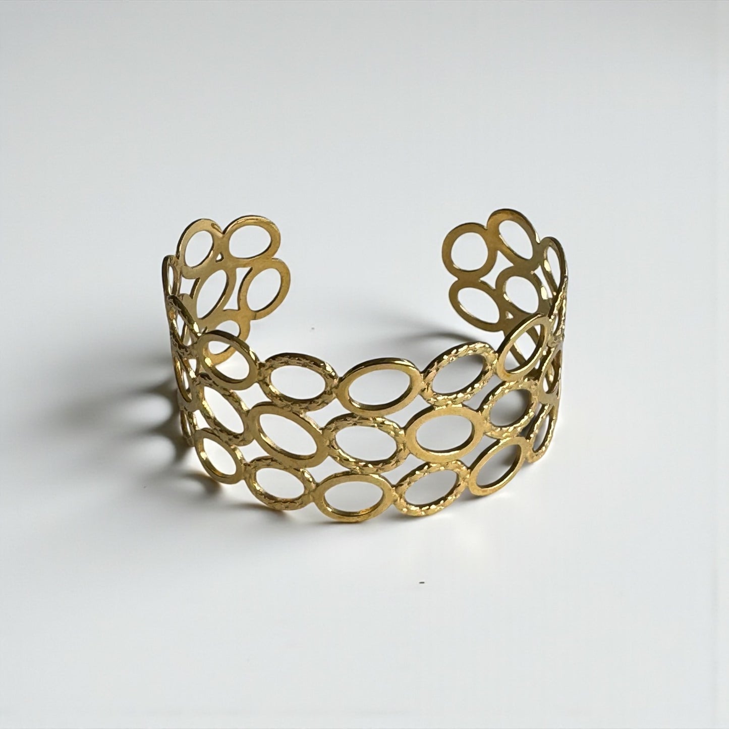 Oval Flow Stainless Bangle｜オーバルフローステンレスバングル　金属アレルギー対応