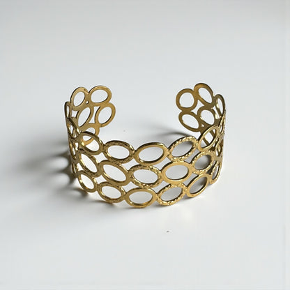 Oval Flow Stainless Bangle｜オーバルフローステンレスバングル　金属アレルギー対応