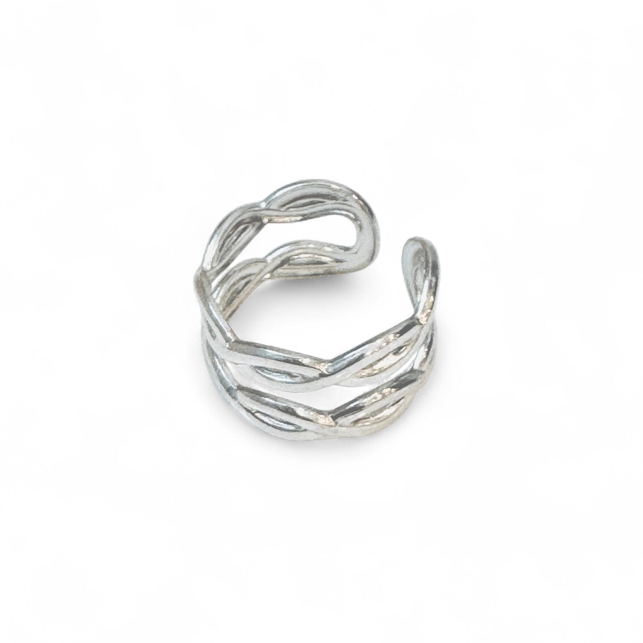 Double Flow Ring 2way ｜ダブルフローリング｜イヤーカフ｜重ね付け