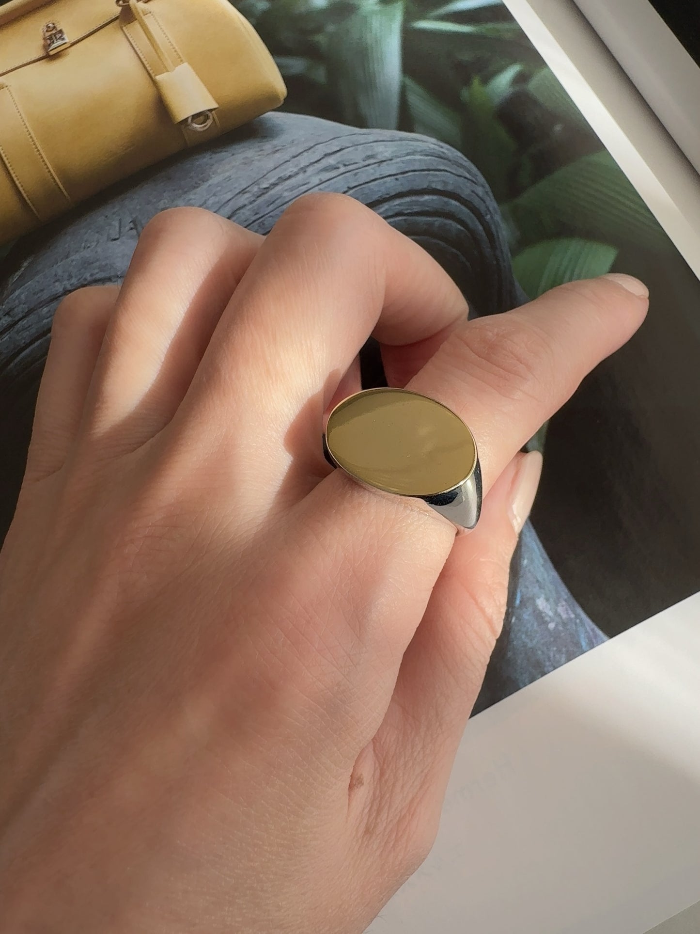 Mix Signet Ring｜ミックスシグネットリング