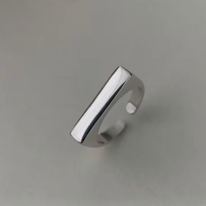 Straight Line Silver Ring　ストレートラインシルバーリング