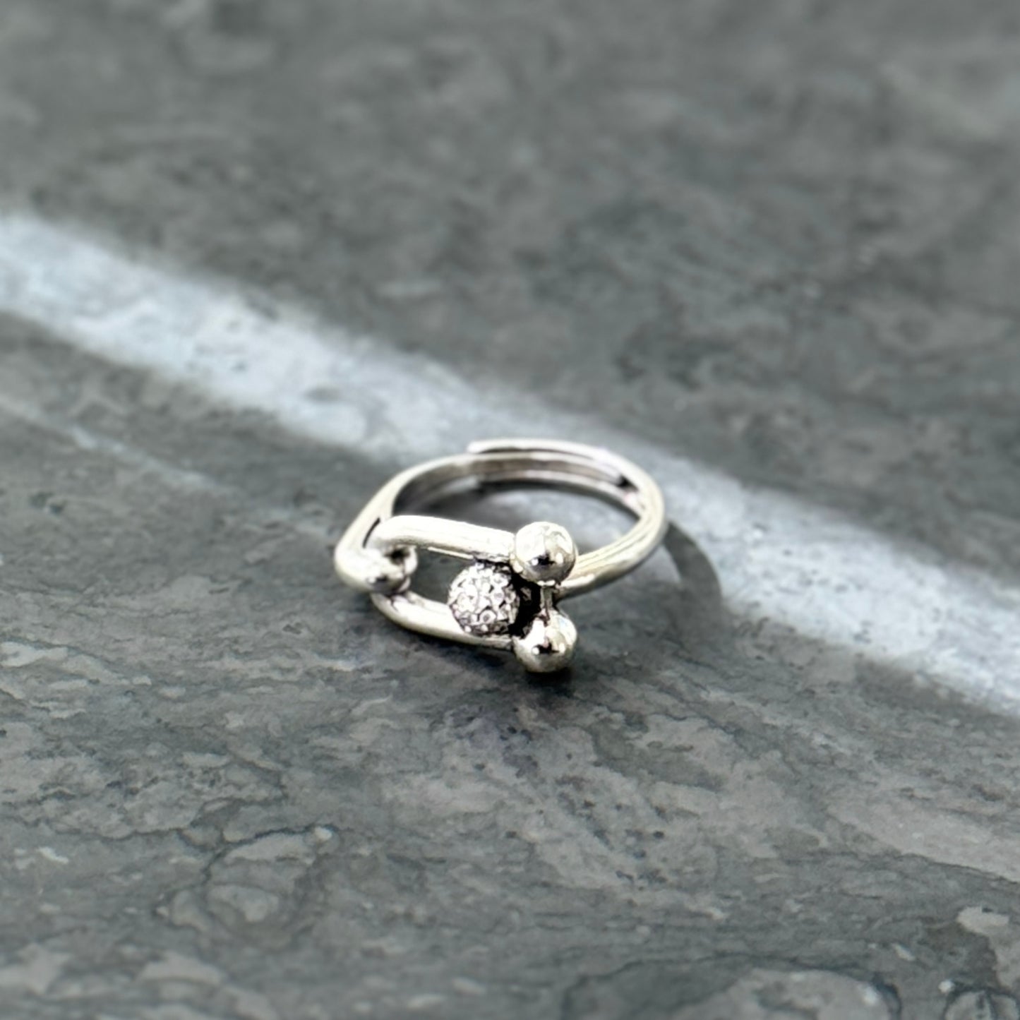 U - art Silver Ring　U字アートシルバーリング