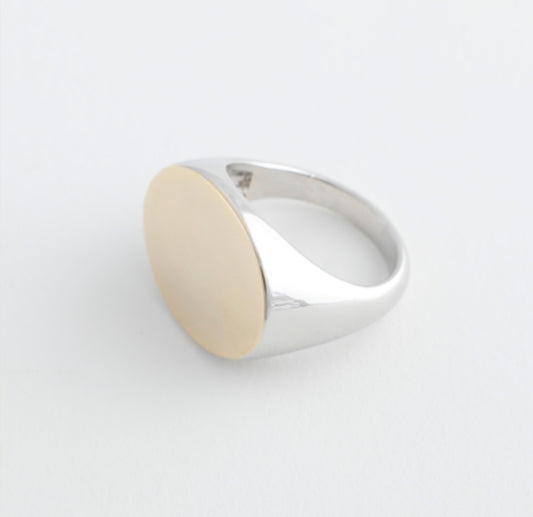 Mix Signet Ring｜ミックスシグネットリング