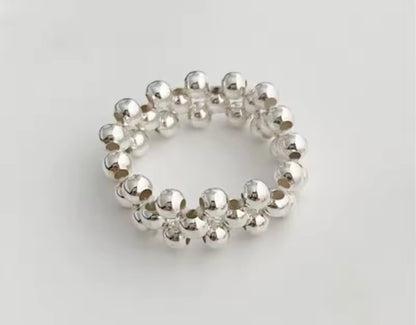 Silver Caviar Ring　シルバーキャビアリング