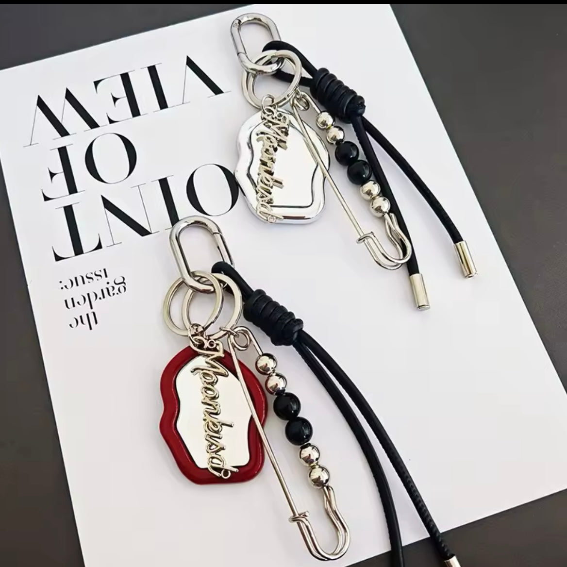 Mirror Bag Charm　ミラー付きバッグチャーム