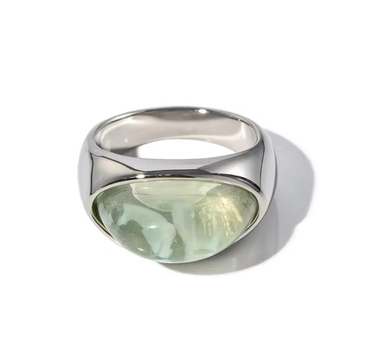 Chunky Clear Ring　チャンキークリアリング