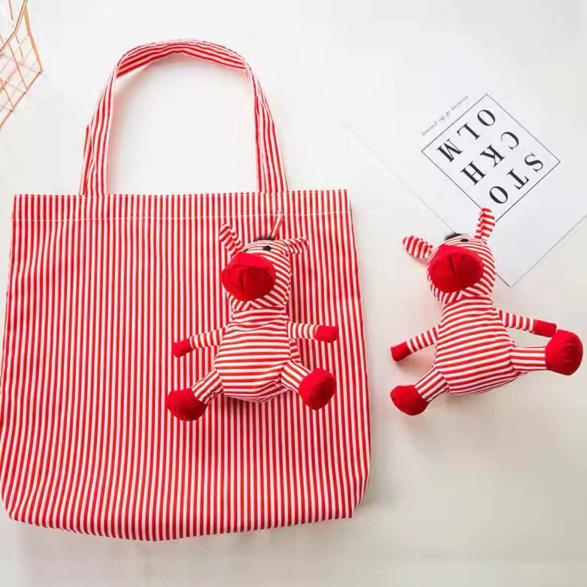 ANIMAL ECO BAG 【ZEBRA】　アニマルエコバッグ【ゼブラ】