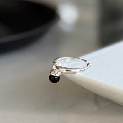 Black Charm Ring 　ブラックチャームリング