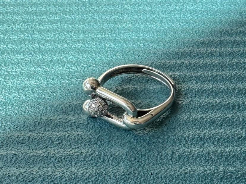 U - art Silver Ring　U字アートシルバーリング