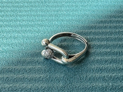 U - art Silver Ring　U字アートシルバーリング