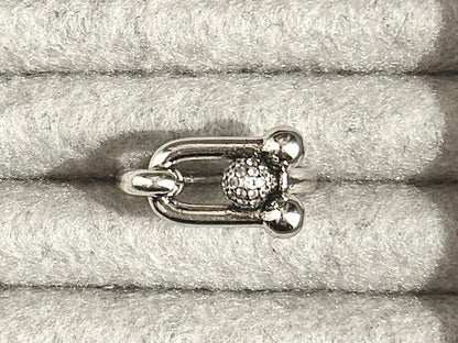 U - art Silver Ring　U字アートシルバーリング